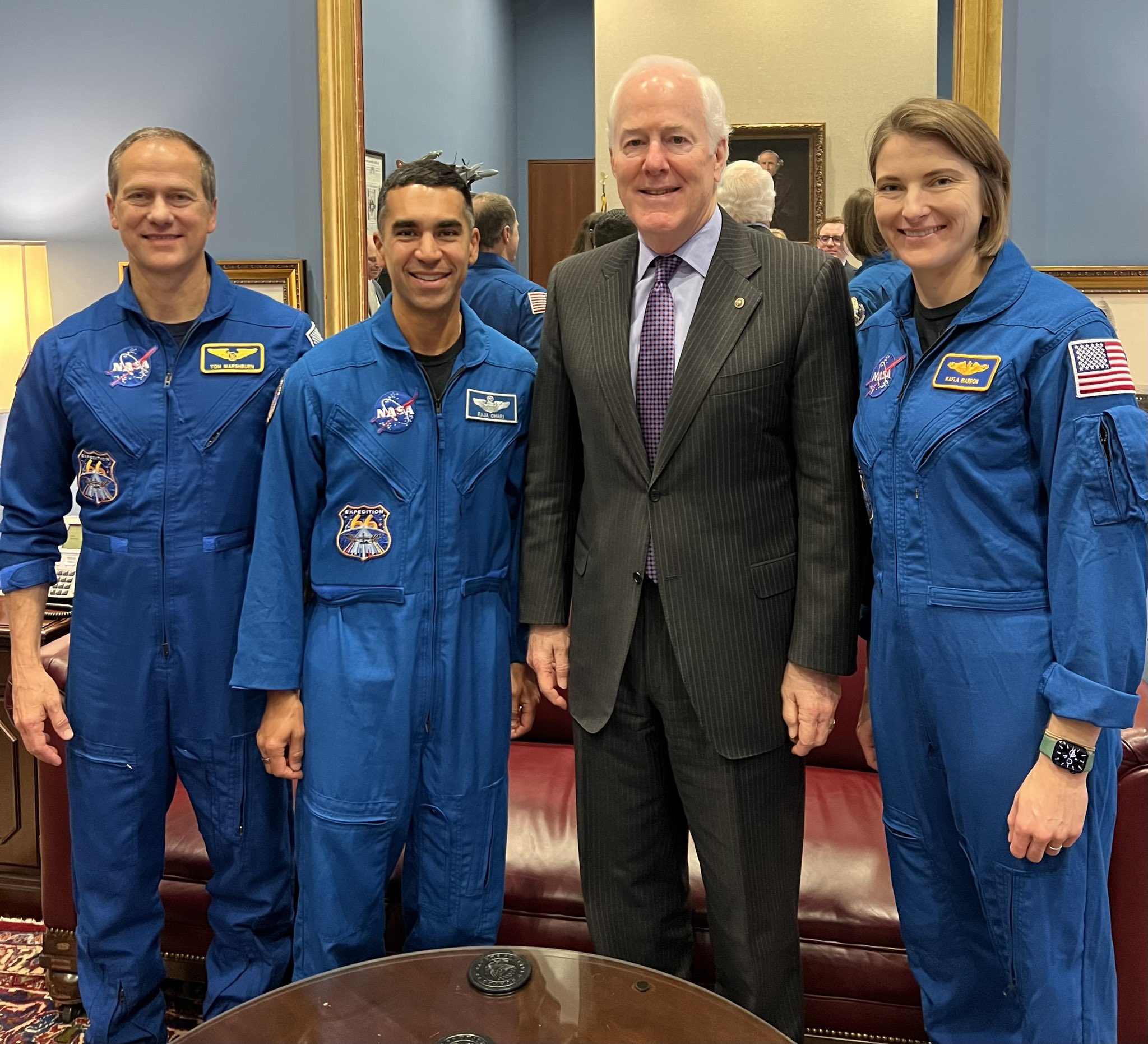 PHOTO: Cornyn Meets with NASA Crew-3 Astronauts | Senator Cornyn